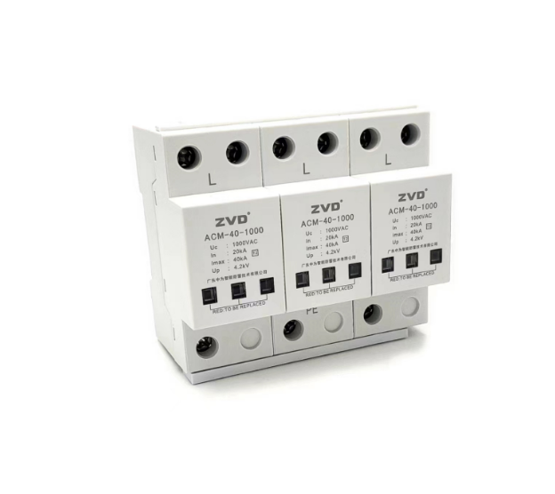 AC800V電涌浪涌保護(hù)器-Uc1000V交流電源防雷器SPD 4
