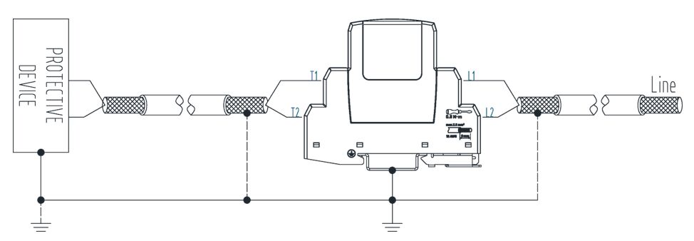 熱插拔式信號SPD電涌保護器 5V 24V二線三線四線制防雷器